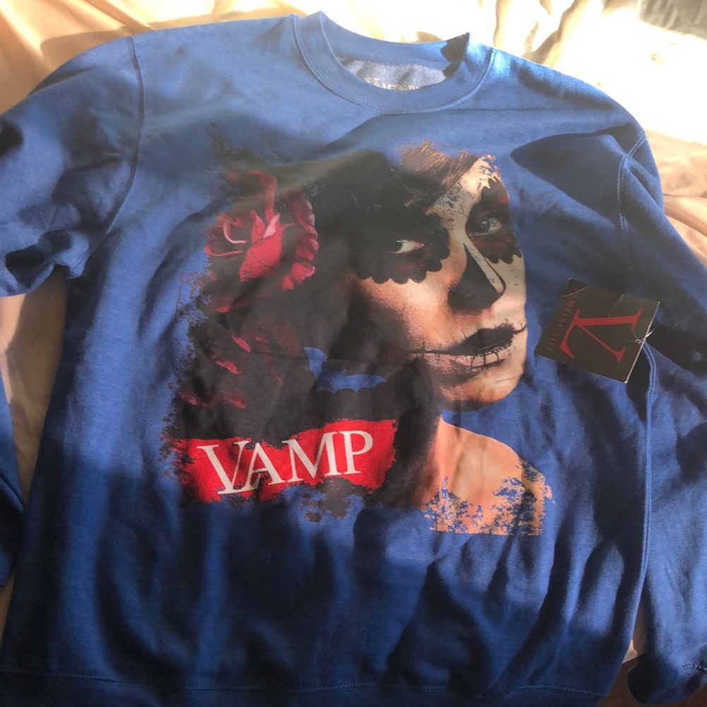 COPY - Vampire Life Crewneck Sweater Tags still on